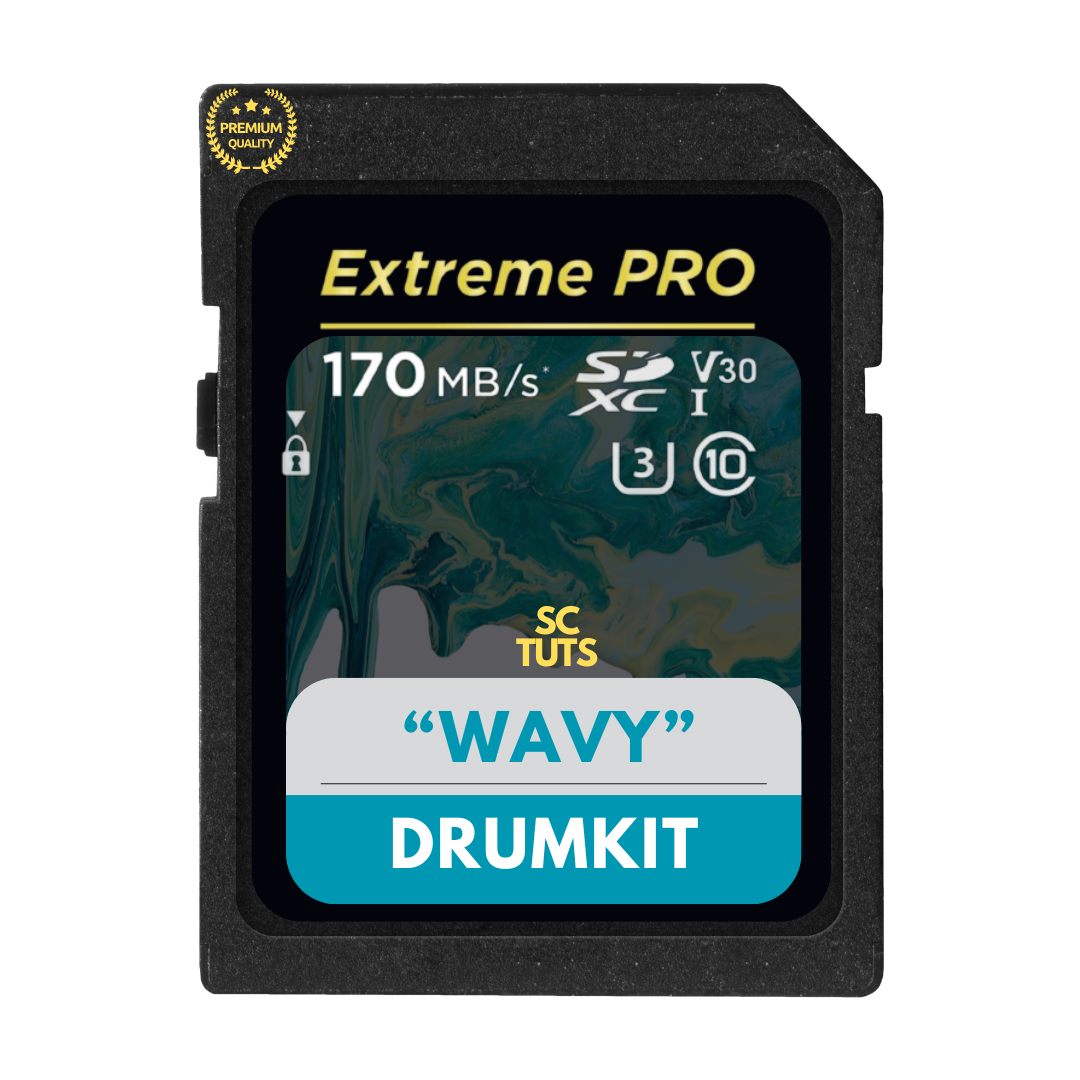 Wavy Afro-Dancehall Drum kit
