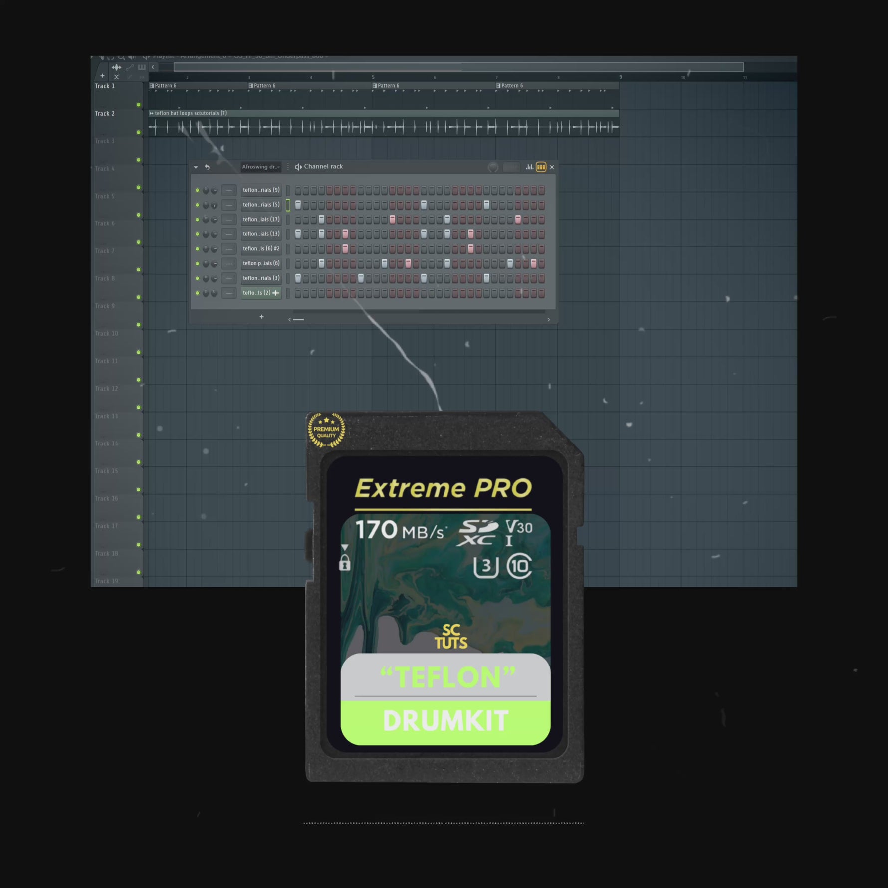 Teflon Afro swing Drumkit